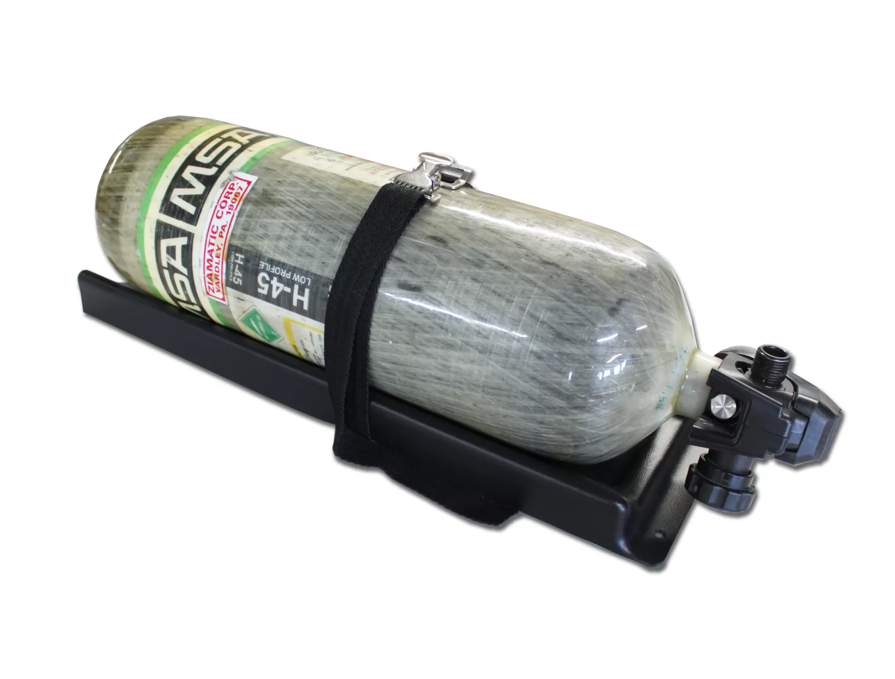 QS-PC-TDS Cylinder/Extinguisher Cradle w/ Tie-Down | Banner