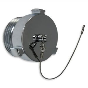 Plug 2.5" NH Chrome-Plated Brass, Stainless Cable,