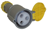 Connector 3 Pin 30 Amps120 Volts AC