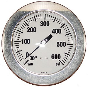 COMP-WHT FACE 30-0-400PSI
