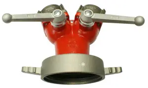 Wye 5"LHF NH x (2)2.5" F NH Swiv