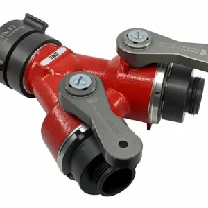 2-way ball valve 2.5" NH female swivel rocker lug