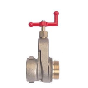 Brass Hyd Gate Valve 2.5" MxF NST