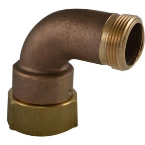 DISCHARGE ELBOW 1.5" F SW NPT x1.5"NH BRASS