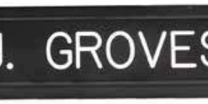 ENGRAVED NAME PLATE