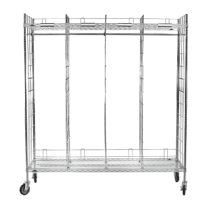 4 SECTION MOBILE GEAR RACK