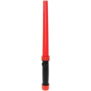 LED Traffic wand - Red Lens / Black Handle
