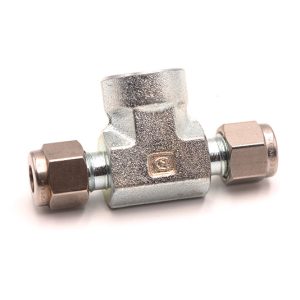 Tee,Br;1/4"Tube X 1/4"Nptf