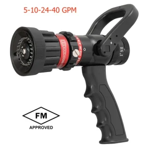 1" Selectable Flow Nozzle w/ Grip 5-40 GPM