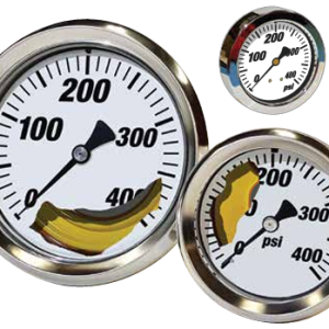 TC Series 63mm Pressure Gauge -  -30-600psi Enhanc