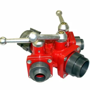 Water Thief 3-way valve 2.5"NHx2.5"NHx(2) 1.5"NH