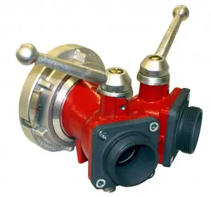 2-way Ball Valve 2.5" F NH x (2) 2.5" M NH