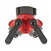 2.5" x (2)1.5" Elkolite Gated Valve w/ Urethane