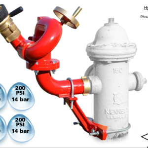 8393-H Hydrant Mount Stingray Monitor Brass Hndwhl