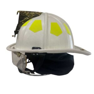 White USTLW Helmet W/ Bourkes